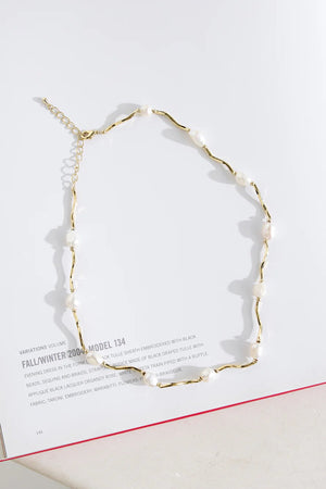 Poesy Necklace Gold