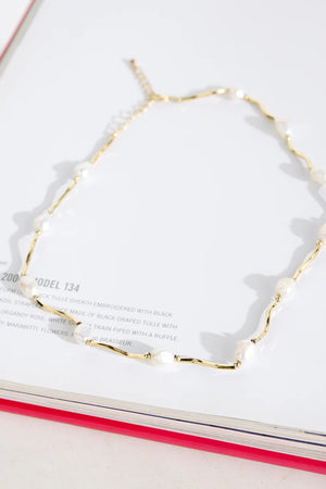 Poesy Necklace Gold