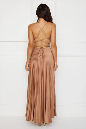 Solara Satin Maxi Dress