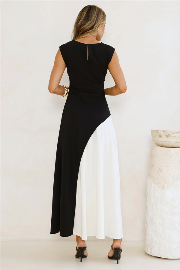 Starlit Soiree Maxi Dress Black
