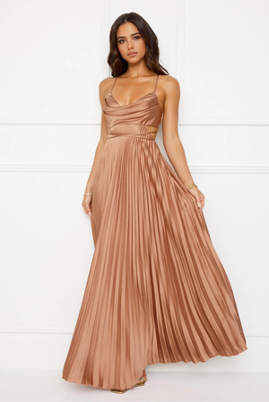 Solara Satin Maxi Dress