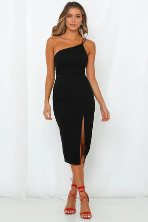 Taking It Back Dress Black