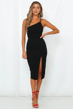 Taking It Back Dress Black