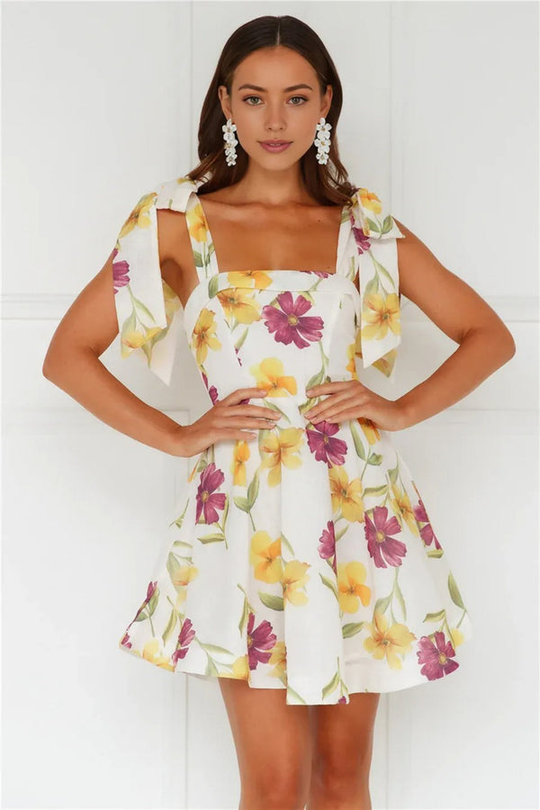Floral Horizon Mini Dress