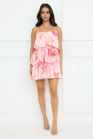 Icon In The Making Strapless Mini Dress