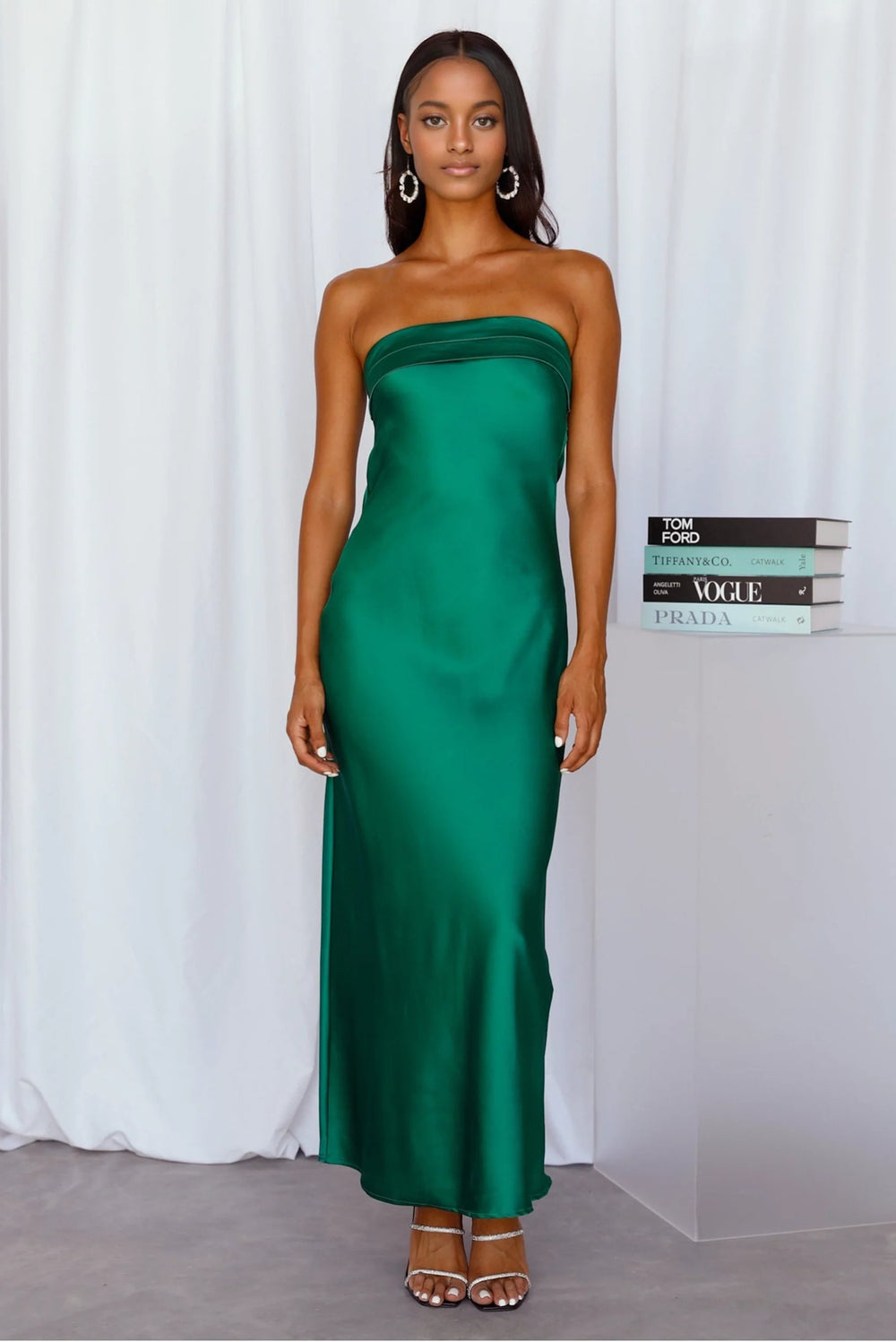 Coolness Calling Satin Maxi Dress