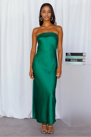 Coolness Calling Satin Maxi Dress