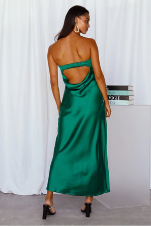 Coolness Calling Satin Maxi Dress