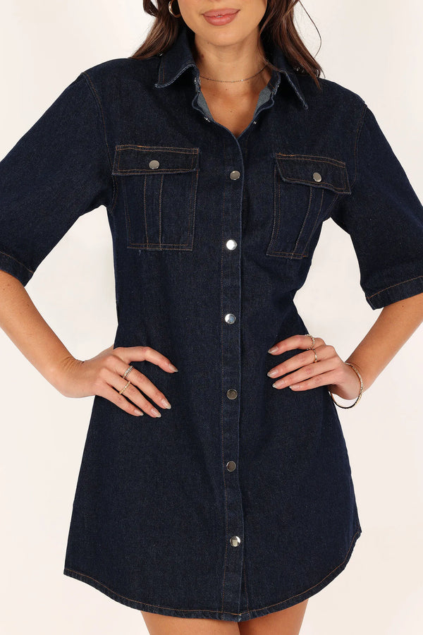 Hailey Denim Mini Dress
