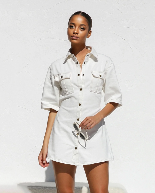 Hailey Denim Mini Dress