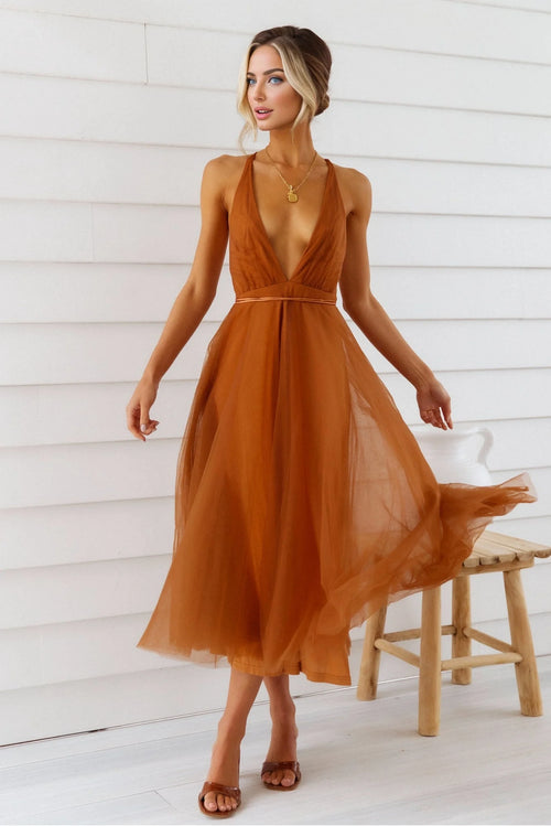 Summer Cinderella Midi Dress