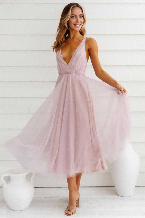 Summer Cinderella Midi Dress