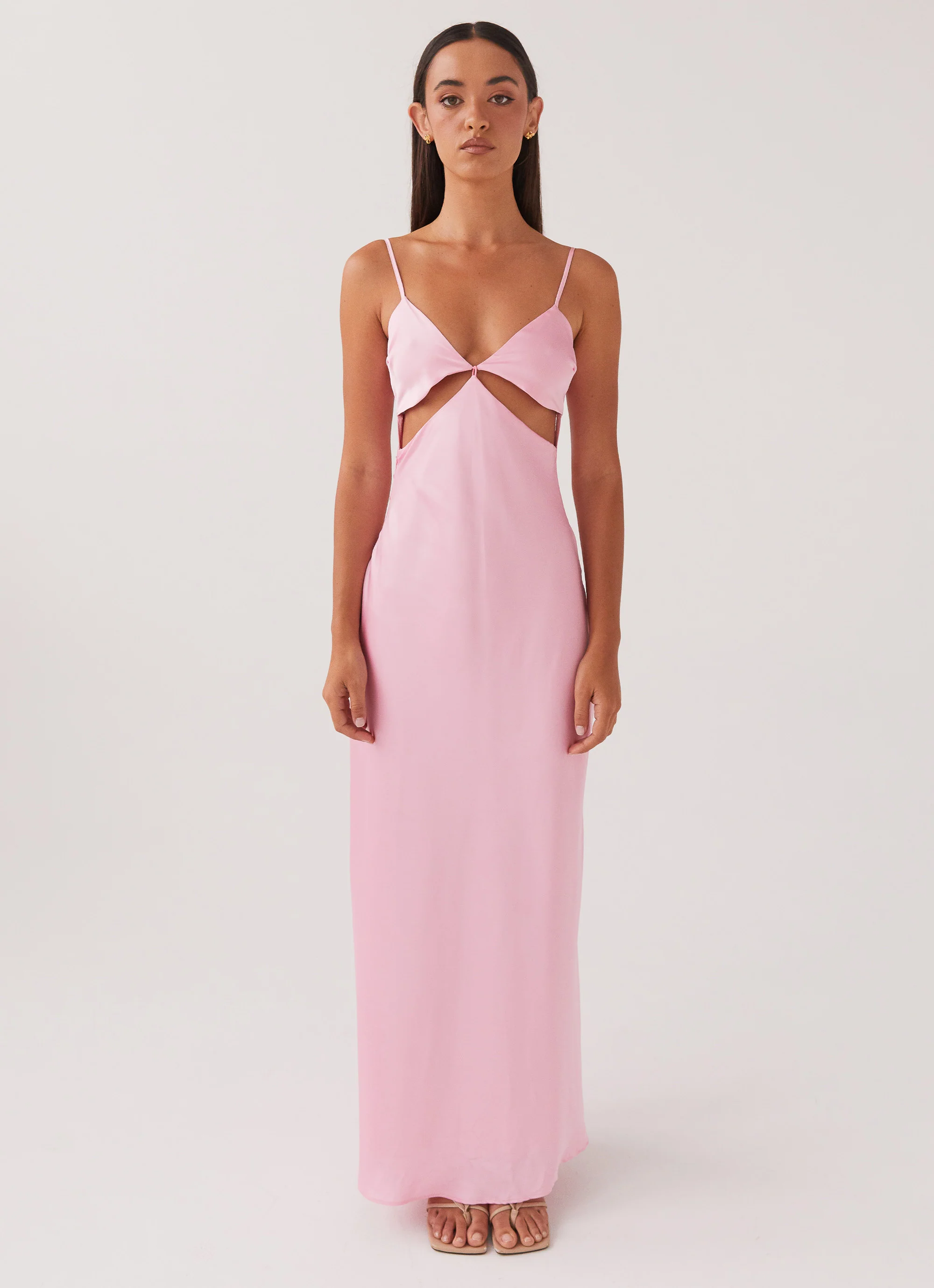 MESHKI Pretty In Pink Maxi Dress - Rose Quartz