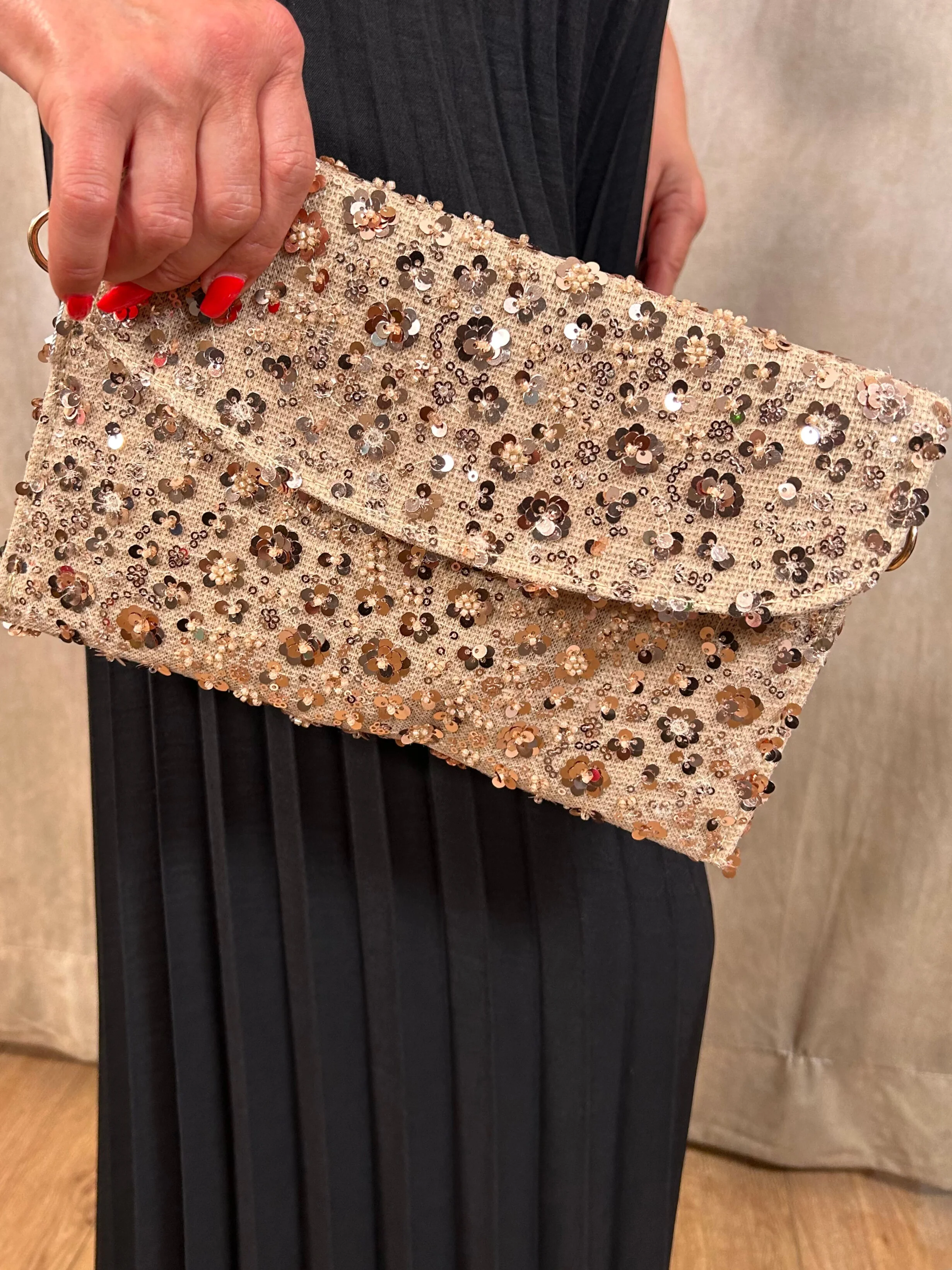 Sequin Clutch Bag 10